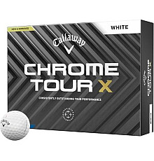 М'ячі для гольфу Callaway Chrome Tour X 12 шт, білі