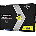 М'ячі для гольфу Callaway Chrome Soft X Triple Track 12 шт, жовті