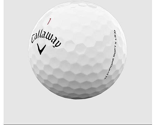 М'ячі для гольфу Callaway Chrome Soft X LS 12 шт, білі