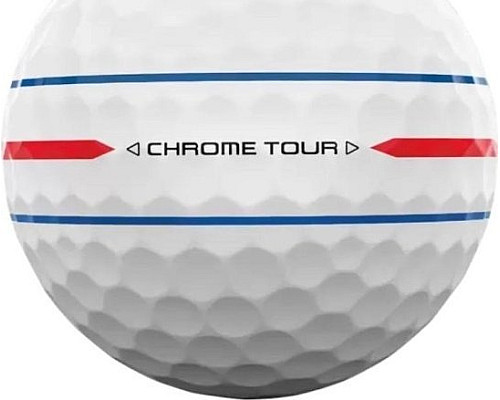 М'ячі для гольфу Callaway Chrome Tour Triple Track 12 шт, білі