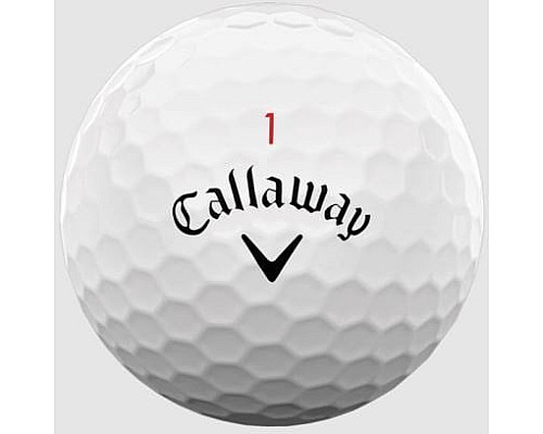 М'ячі для гольфу Callaway Chrome Soft 2022 3 шт, білі