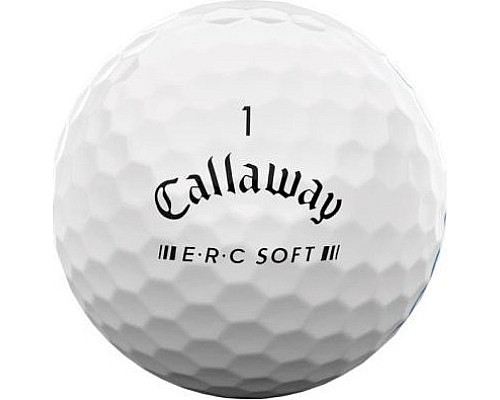 М'ячі для гольфу Callaway ERC Soft Triple Track 2023 3 шт, білі