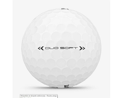 М'ячі для гольфу Wilson Duo Soft 2025 12 шт, білі