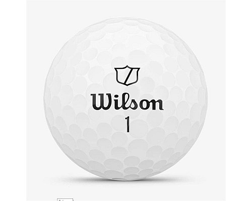 М'ячі для гольфу Wilson Duo Soft 2025 12 шт, білі