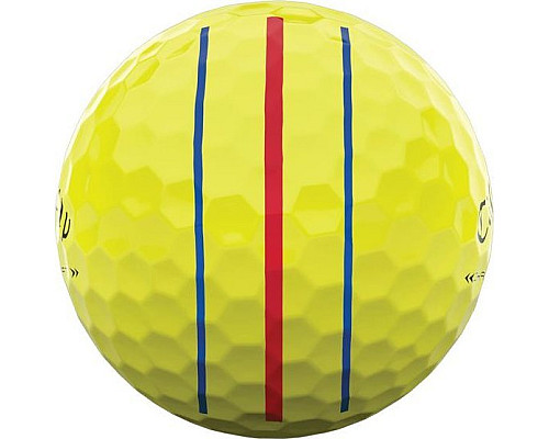 М'ячі для гольфу Callaway Chrome Soft X Triple Track 3 шт, жовті