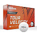 М'ячі для гольфу Wilson Tour Velocity Distance 15 шт, білі