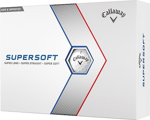 М'ячі для гольфу Callaway Supersoft 12 шт, білі