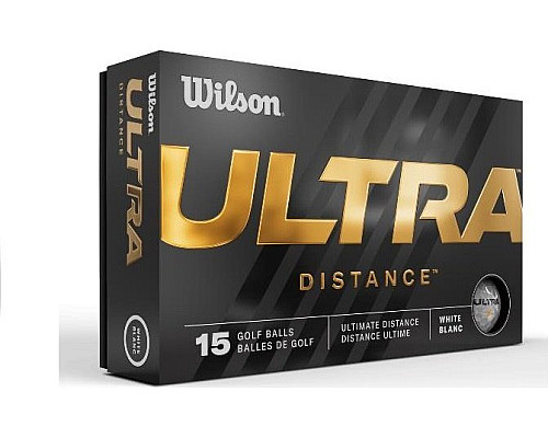 М'ячі для гольфу Wilson ULTRA Distance 2023 15 шт, жовті