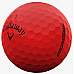 М'ячі для гольфу Callaway Supersoft 12 шт, червоний
