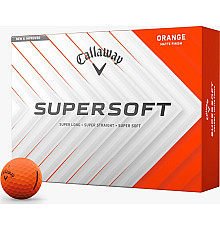 М'ячі для гольфу Callaway Supersoft 12 шт, помаранчеві