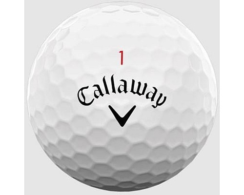 М'ячі для гольфу Callaway Supersoft 3 шт, білі