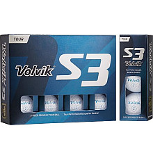 М'ячі для гольфу Volvik Tour S3 12 шт, білі