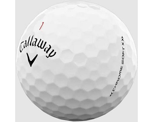 М'ячі для гольфу Callaway Chrome Soft X 3 шт, білі