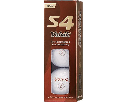 М'ячі для гольфу Volvik Tour S4 12 шт, білі