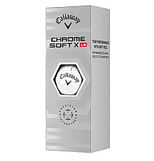 М'ячі для гольфу Callaway Chrome Soft  X LS 3 шт, білі