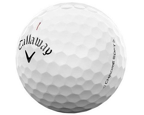 М'ячі для гольфу Callaway Chrome Soft 2024 3 шт, білі