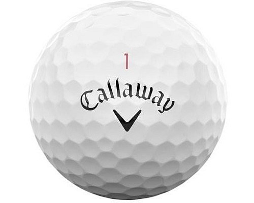 М'ячі для гольфу Callaway Chrome Soft 2024 3 шт, білі