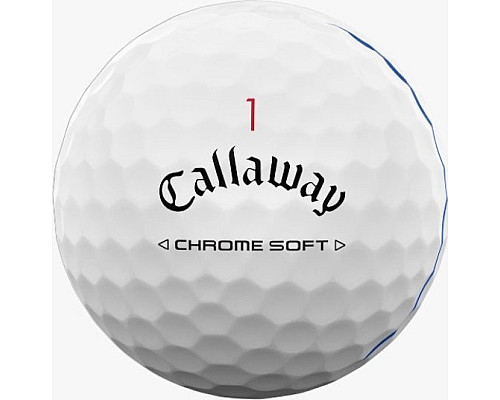М'ячі для гольфу Callaway Chrome Soft Triple Track 2024 12 шт, білі