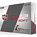 М'ячі для гольфу Wilson Staff DX2 Soft 12 шт, білі