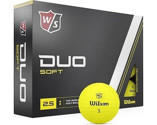 М'ячі для гольфу Wilson Staff Duo Soft 12 шт, жовті