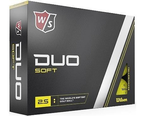 М'ячі для гольфу Wilson Staff Duo Soft 12 шт, жовті