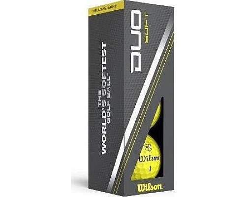М'ячі для гольфу Wilson Staff Duo Soft 12 шт, жовті