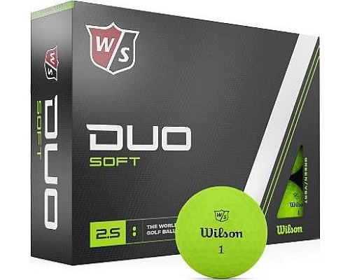 М'ячі для гольфу Wilson Staff Duo Soft 12 шт, зелені