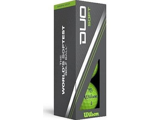 М'ячі для гольфу Wilson Staff Duo Soft 12 шт, зелені