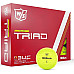 М'ячі для гольфу Wilson Staff TRIAD 12 шт, жовті
