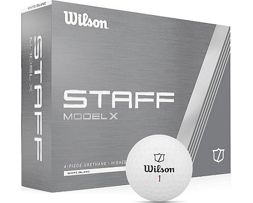 М'ячі для гольфу Wilson Staff Model X 12 шт, білі