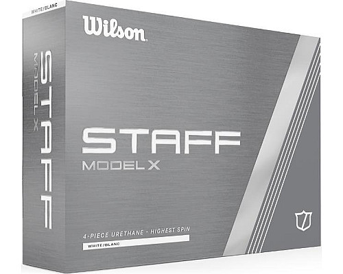 М'ячі для гольфу Wilson Staff Model X 12 шт, білі