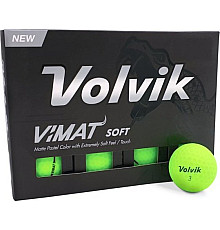 М'ячі для гольфу Volvik Vimat Soft 12 шт, зелені