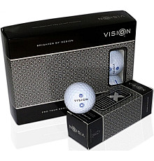 М'ячі для гольфу Vision PRO-TOUR X * WJB 12 шт, біло-сині
