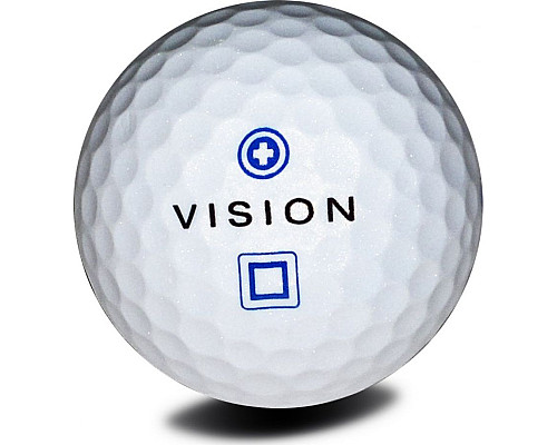 М'ячі для гольфу Vision PRO-TOUR X * WJB 12 шт, біло-сині