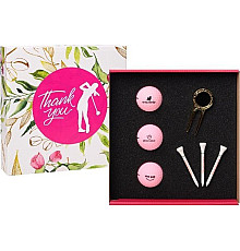 М'ячі для гольфу Toma Thank You Ladies Pack 3 шт, рожеві