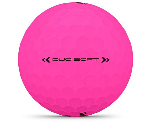 М'ячі для гольфу Wilson Duo Soft 2025 12 шт, рожеві