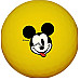 М'ячі для гольфу Volvik Disney Mickey 4 шт, сіро-жовті