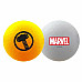 М'ячі для гольфу Volvik Marvel Thor 4 шт, сіро-жовті