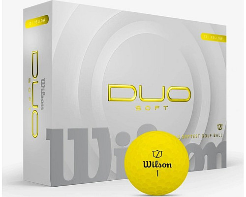 М'ячі для гольфу Wilson Staff Duo Soft 2025 12 шт, жовті