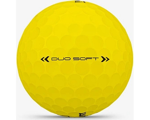 М'ячі для гольфу Wilson Staff Duo Soft 2025 12 шт, жовті