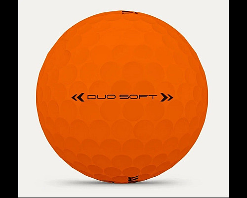 М'ячі для гольфу Wilson Staff Duo Soft 2025 12 шт, помаранчеві
