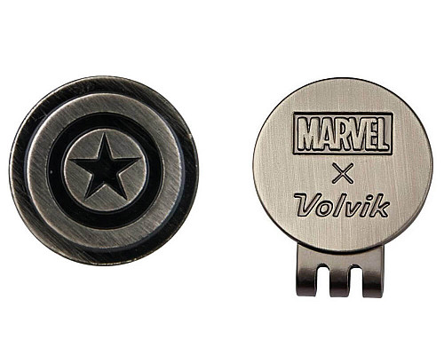 М'ячі для гольфу Volvik Marvel Capitan America 4 шт, блакитно-сірі