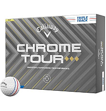 М'ячі для гольфу Callaway Chrome Tour Triple Diamond Track 2025 12 шт, білі