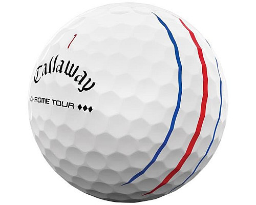 М'ячі для гольфу Callaway Chrome Tour Triple Diamond Track 2025 12 шт, білі