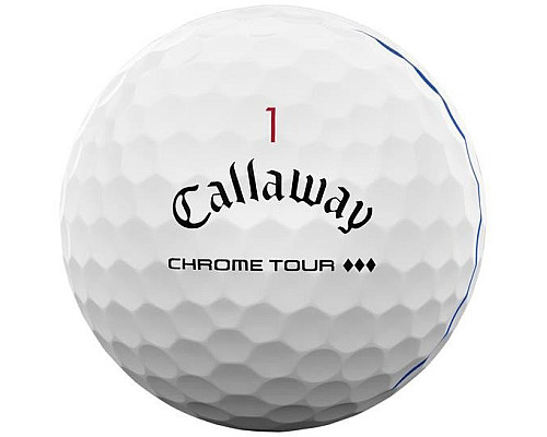 М'ячі для гольфу Callaway Chrome Tour Triple Diamond Track 2025 12 шт, білі