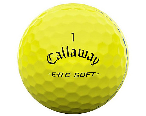 М'ячі для гольфу Callaway ERC Soft 2025 12 шт, жовті