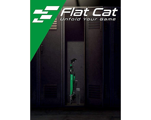 Гольф-кар Flat Cat Tigerline Elektryk, зелений