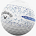 М'ячі для гольфу Callaway Supersoft  Splatter 360, 2025 12 шт, біло-синій
