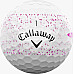 М'ячі для гольфу Callaway Supersoft Splatter 360,  2025 12, біло-рожеві