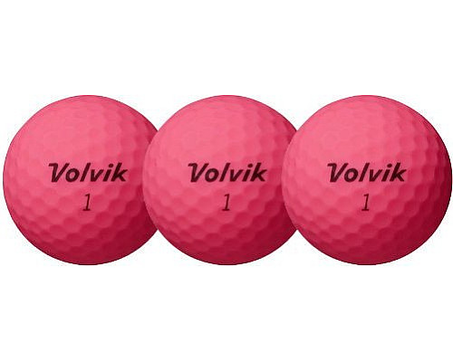 М'ячі для гольфу Volvik Vivid XT 12 шт, рожеві